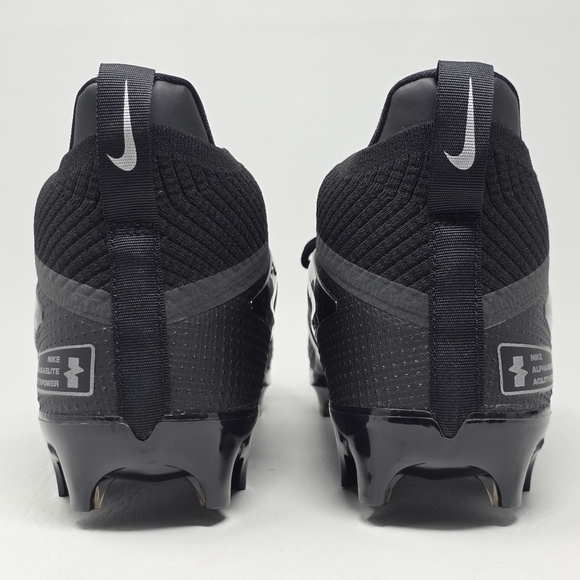 Nike Alpha Elite 4 Menace Football Cleats Black Gray FD7036-002 Mens Size 10 New main image 5